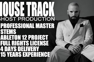 professionally create a deep house, tech house, house song for you