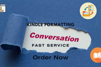 do any file conversion, and kindle formatting conversion