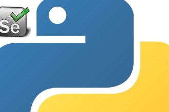 automate process using selenium python
