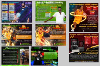 design creative bifold, trifold brochure or flyer or catalog