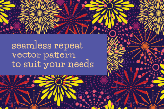 design seamless repeat vector pattern to suit your needs