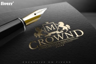 design modern minimalist and luxury business logo