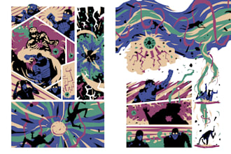do a comic page, splash, or webcomic