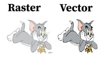do vector tracing or raster to vector conversion in esp svg PDF cdr ai