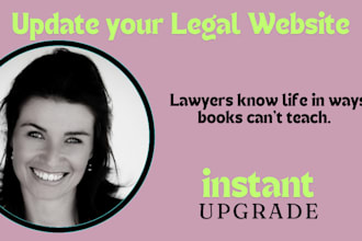 write your legal website content