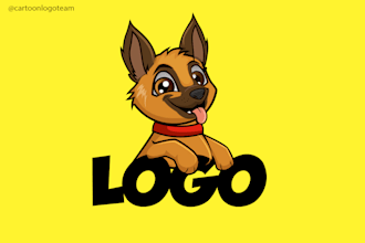 design animal cartoon logo and mascot