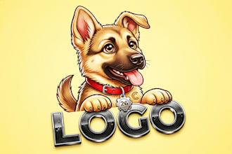 design awesome cartoon mascot logo for your brand