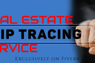 do skip tracing for your real estate business leads verified