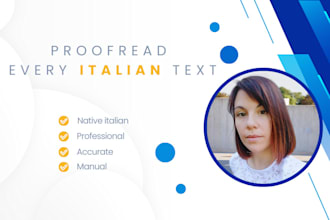 proofread every italian text
