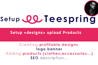 create teespring store and designs