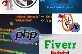 fix your PHP errors on web site or programme