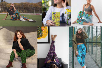 design for sports yoga leggings, tops, shoes