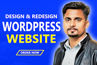 build responsive wordpress website design or wordpress blog