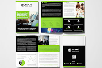 design exclusive flyer and elegant brochure