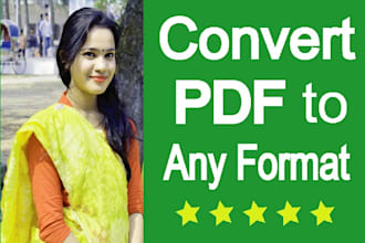convert pdf to any format