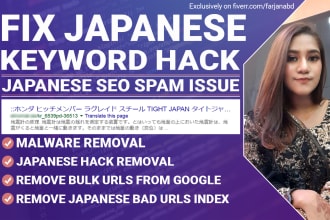 fix japanese keyword hack issue, japanese SEO spam or wordpress malware removal