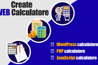 custom website calculator development, wordpress calculator for any website