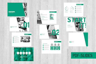 make a custom size PDF presentation