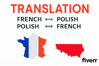 translate from french to polish in 1 day