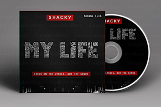 do creative album cover design for you
