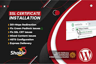 install and setup SSL certificate on your wordpress site
