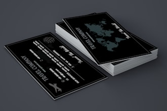 design stunning and professional business card