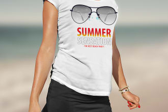 do typography, custom graphic, vintage, retro t shirt design