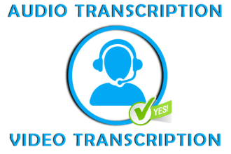 do transcription of video and audio