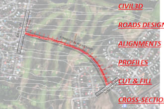 design road alignments, surface grading and cut fill volume in civil3d
