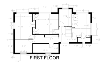 create detail 2d floor plan layout and blueprints