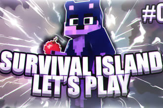 design a minecraft thumbnail within 24 hours