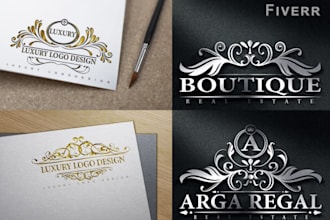awesome luxury logo design