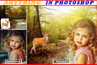 do any kind of photo manipulation ,photo editing work in photoshop