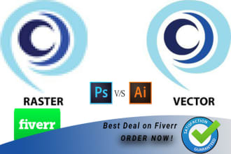 recreate, redesign, recolor or vectorize any photo, any logo