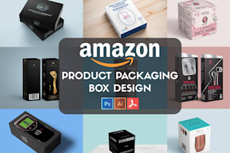 design amazon product packaging box