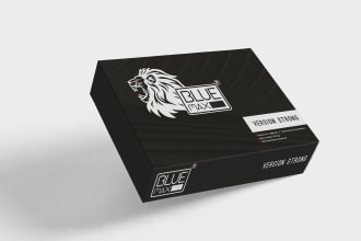 design packaging box and product label for amazon