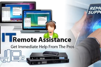 fix any computer issue via remote support  windows 10, windows 11, mac os