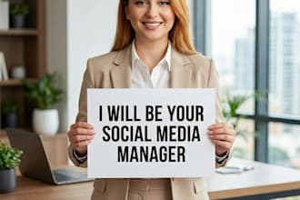 be your social media manager