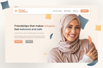 design nonprofit,  charity, church, school, medical website