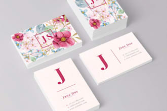 design an outstanding business card for you