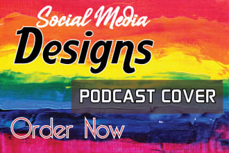 design perfect podcast cover artwork, crisp and clean