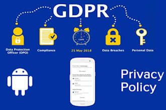 create a gdpr privacy policy for your mobile app