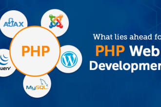 develop using php, mysql, html, css, codeignotor and laravel