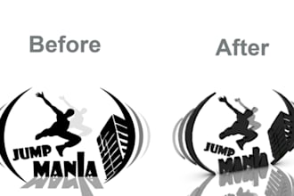 create a professional 3D logo from your existing 2d logo