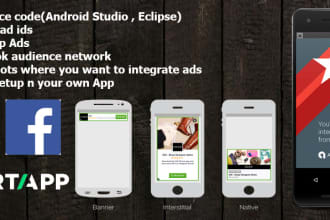 integrate admob or facebook ads in your kotlin and java android apps