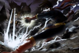 draw your characters in comic book or anime style