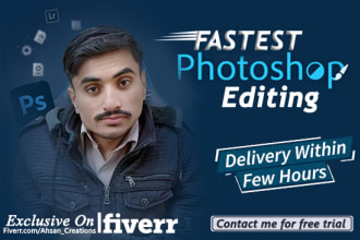 do any photoshop editing, photo touch up