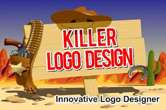 design unique, modern 3d logo