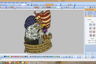 do embroidery digitizing logo digitize image for embroidery design patch dst