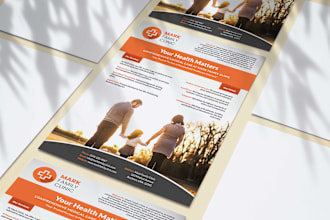 create creative flyer leaflet menu design